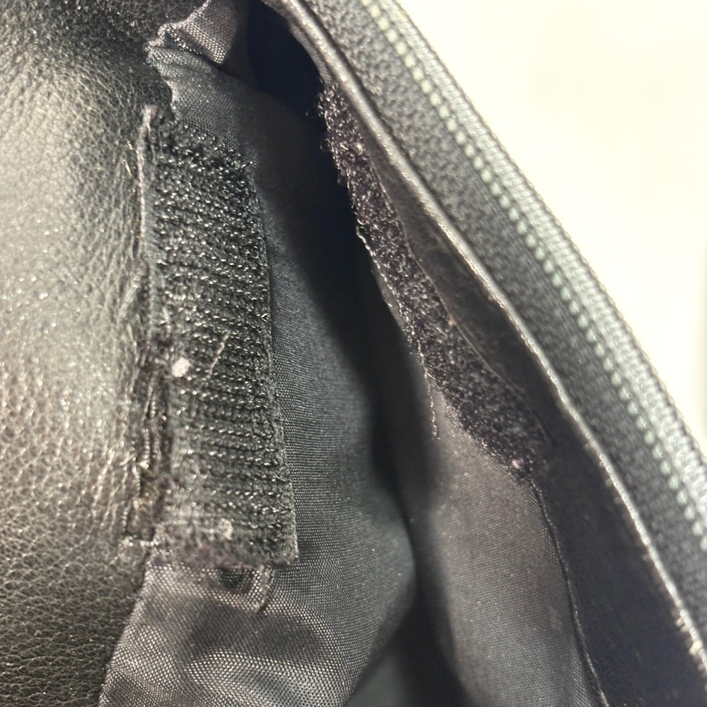 Hobo International Backpack Black Leather Vintage Zip Pocket Mini Bag 90's - Picture 9 of 11